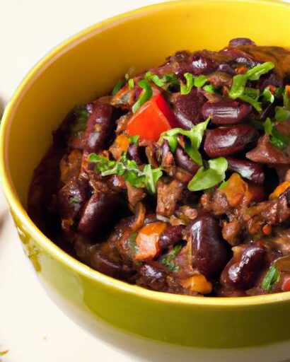 Hearty Lean Beef Chili with Black Beans-Naturally Salt-Free