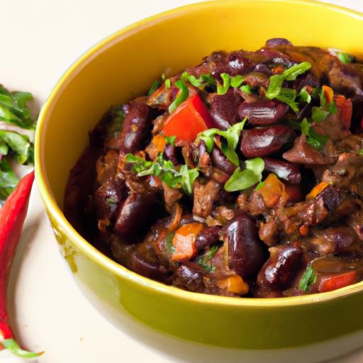Hearty Lean Beef Chili with Black Beans-Naturally Salt-Free