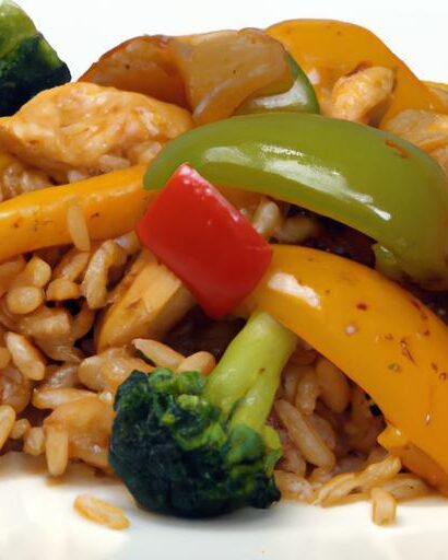 Savor the Perfect Chicken & Veggie Stir-Fry with Brown Rice