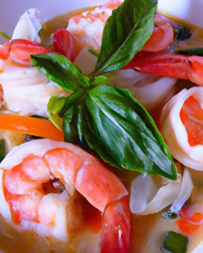 Savor the Flavors of Thai Coconut Curry Shrimp Delight
