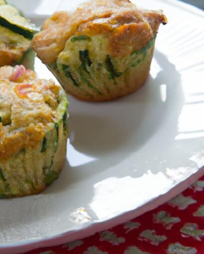 Morning Boost: Delicious Zucchini & Cheese Breakfast Muffins