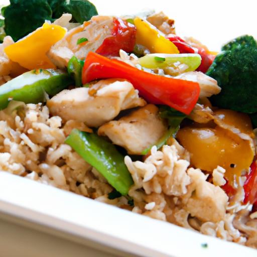 Savor the Perfect chicken & Veggie Stir-Fry with Brown Rice
