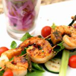 Sizzling Grilled Shrimp Kabobs: Veggie-Packed Flavor Boost