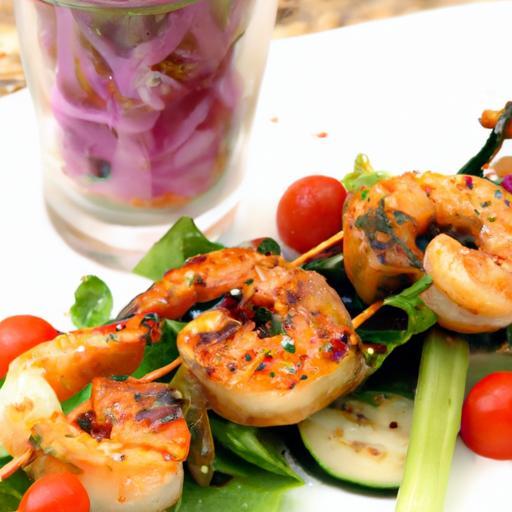 Sizzling Grilled Shrimp Kabobs: Veggie-Packed Flavor Boost
