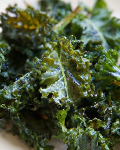 Discover the Secret to Crispy Baked Kale Chips with Sea Salt