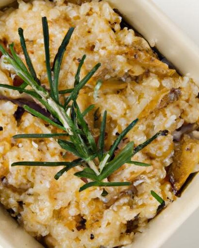 Hearty One-Pot Farro with Mushrooms and Fresh Thyme Delight