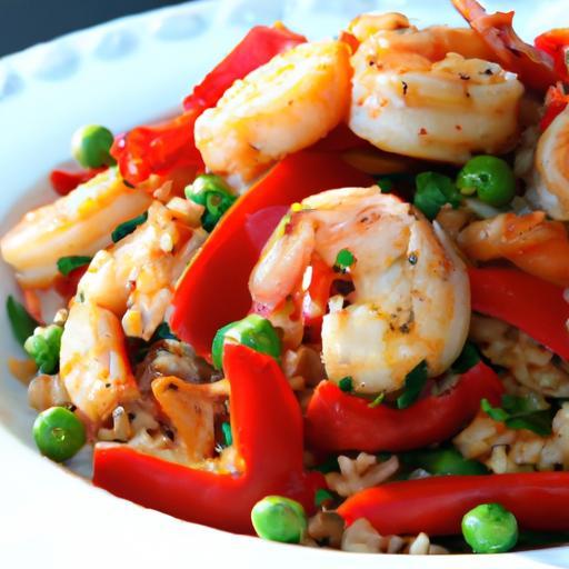 Bright & Easy Shrimp Paella with Colorful Bell Peppers