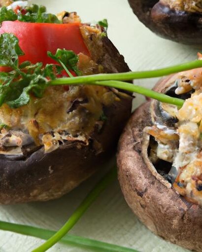 Crab-Stuffed Portobellos: A Savory Seafood Delight