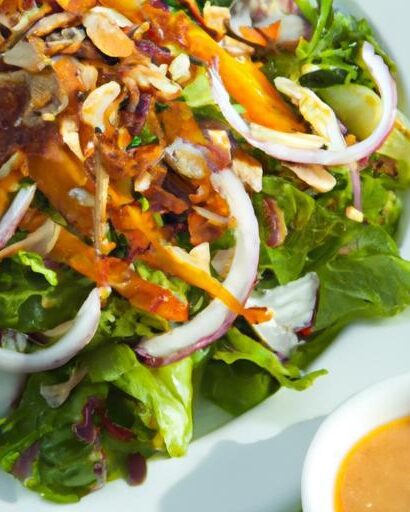 Crisp Thai Crunch Salad with Lush Creamy Peanut Dressing