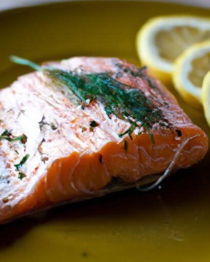 Bright Flavors: Steamed Salmon with Zesty Dill and Lemon