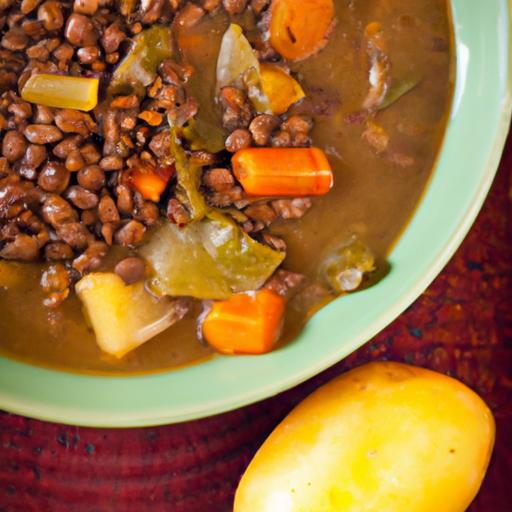 Hearty Lentil & Vegetable Stew: nutritious Comfort in a Bowl