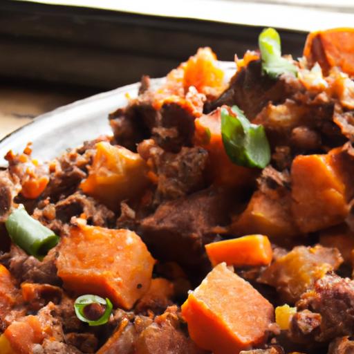 Hearty Ground Beef & Sweet Potato Hash: A Flavorful Twist