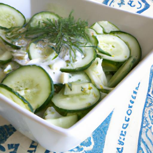 Refreshing Savory Greek Yogurt Bowl with Cucumber & Dill