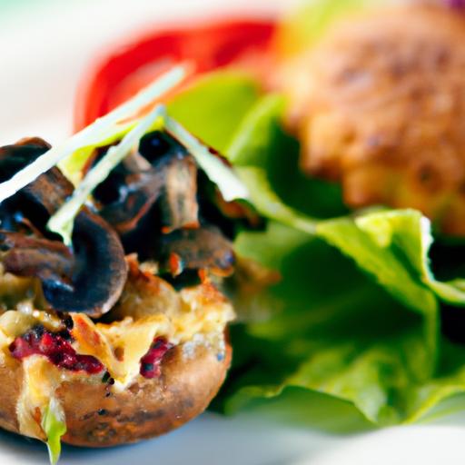 Crab-Stuffed portobellos: A Savory Seafood Delight