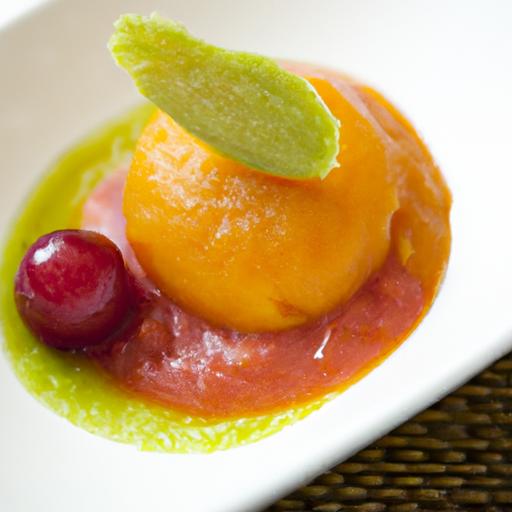 Tropical bliss: The Refreshing Magic of Mango Passionfruit Sorbet