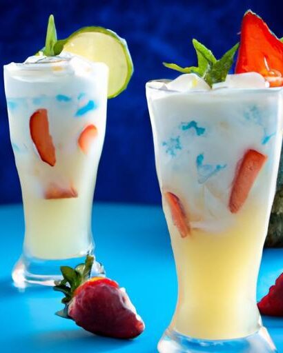Refreshing Brazilian Lemonade with Creamy Condensed Milk