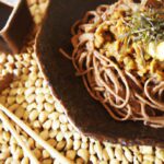 Nutty Delight: Buckwheat Soba with Tofu & Sesame Oil Flair