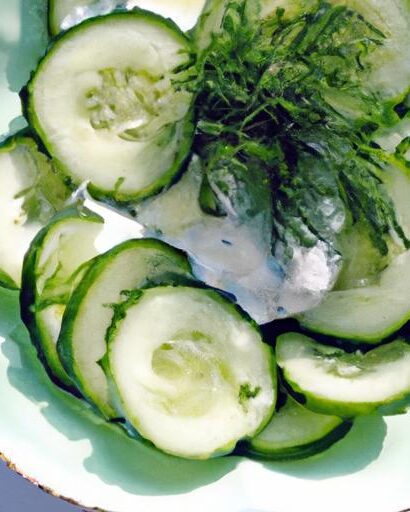 Refreshing Savory Greek Yogurt Bowl with Cucumber & Dill