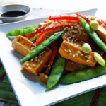 Fiery Flavor Fusion: Spicy Ginger Tofu & Green Bean Stir-Fry