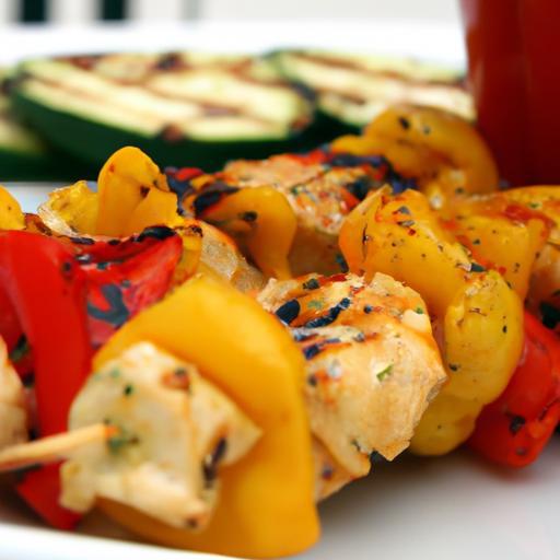 Savor the Flavor: Grilled Chicken Kebabs with Bell Peppers