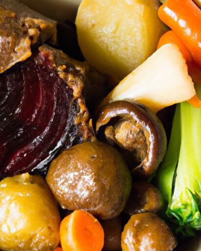 Hearty Slow Cooker Pot Roast with Rustic Root Vegetables