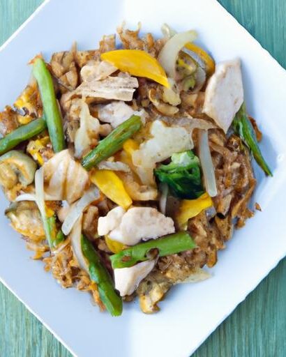 Savor the Zesty Flavors of Green Curry Chicken Fried Rice