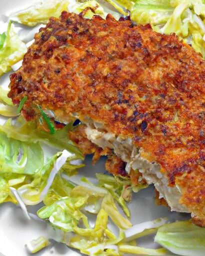 Crispy Baked Chicken Parmesan with Nutty Whole Wheat Panko
