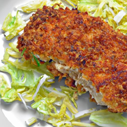 Crispy Baked Chicken Parmesan with Nutty Whole Wheat Panko