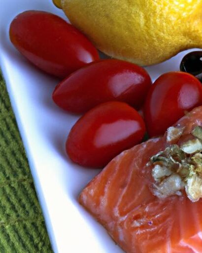 Mediterranean Salmon Delight: Olives & Cherry Tomatoes Magic