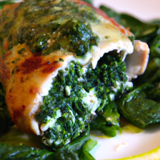 Deliciously Healthy: Spinach & Ricotta Stuffed Chicken Breast