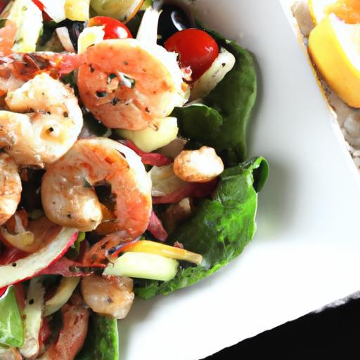 Fresh and Easy Side Salad to Complement Hawaiian Garlic Shrimp