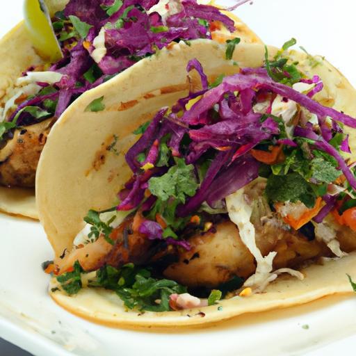 Bold Flavors: Blackened Cod Tacos with Crisp Cabbage Slaw