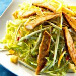 Zesty Green Mango Salad with Crunchy Crispy Fish Delight