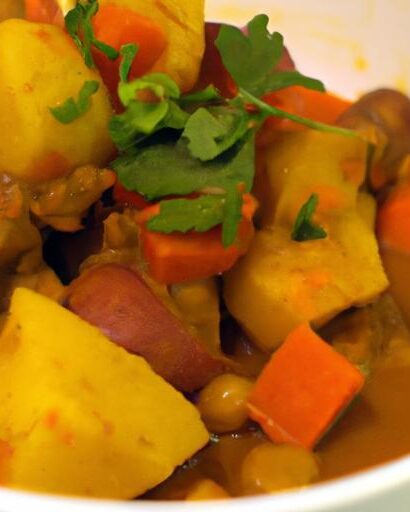 Hearty African Peanut & Sweet Potato Stew: A Flavor Journey
