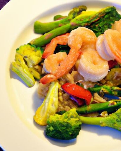 Savor Wellness: Quick & Nutritious Shrimp Asparagus Stir-Fry