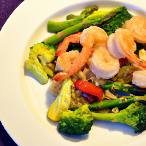 Savor Wellness: Quick & Nutritious Shrimp Asparagus Stir-Fry