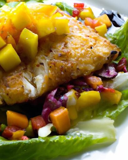 Spice Up Dinner: Blackened Tilapia with Fresh Mango Salsa