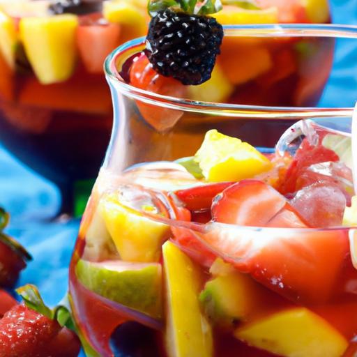 Refreshing Non-Alcoholic Sangria Loaded with Fresh Fruit