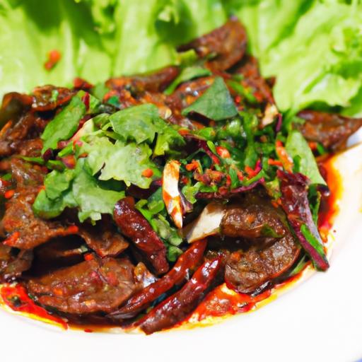 Savor Spicy Jaew Sauce with Irresistible Grilled Chicken Livers