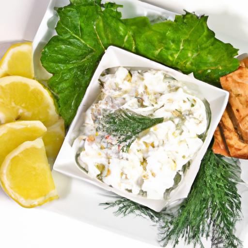 Zesty Whipped Feta Dip with Lemon & Fresh Herbs Delight