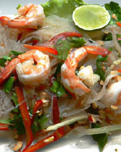 Yum Woon Sen: Dive Into Spicy Thai Glass Noodle Salad with Shrimp