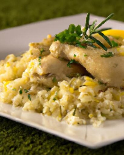 Zesty One-Pot Lemon Herb Chicken & Rice: Simple & Savory