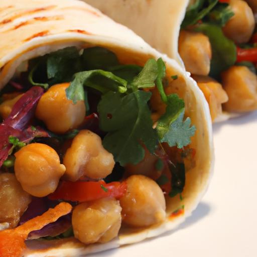 Spice Up Lunch: Delicious Curried Chickpea Salad Wraps