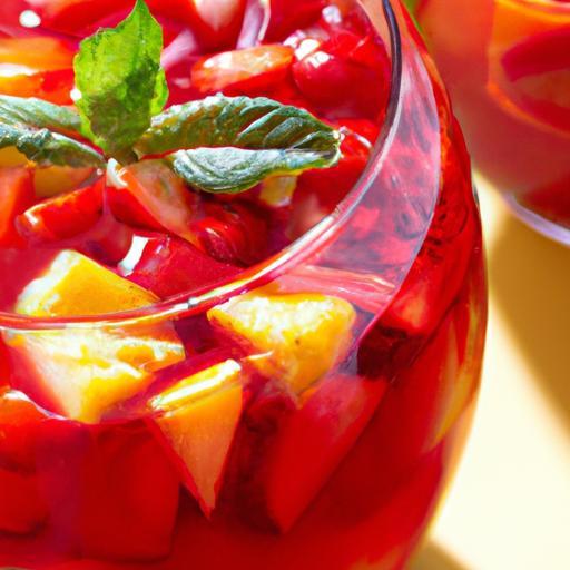 Refreshing Non-Alcoholic Sangria: Fresh Fruit Delight