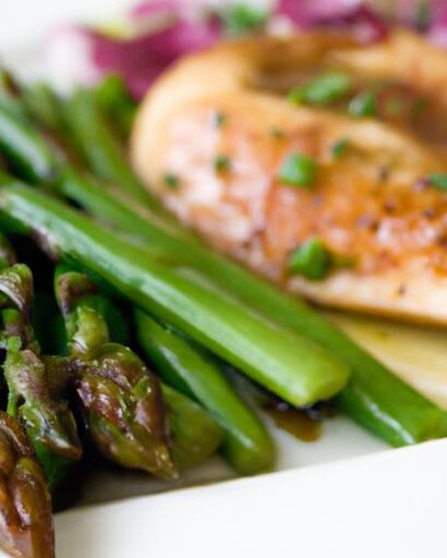 Savor the Flavor: Balsamic Glazed Chicken with Asparagus