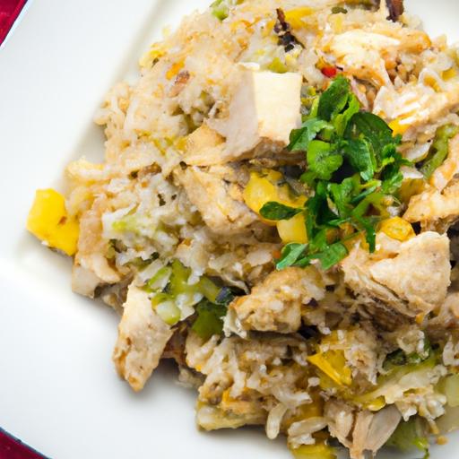 Savor the zesty flavors of Green Curry Chicken Fried Rice