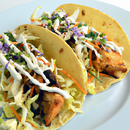 Bold Flavors: Blackened Cod Tacos with Crisp Cabbage Slaw