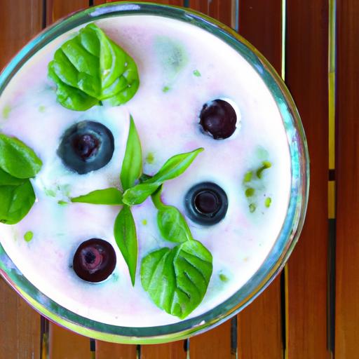 Energize Your Day: Spinach Yogurt Berry Smoothie Recipe