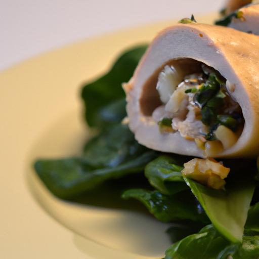 deliciously⁣ Healthy: Spinach & Ricotta Stuffed Chicken‍ Breast
