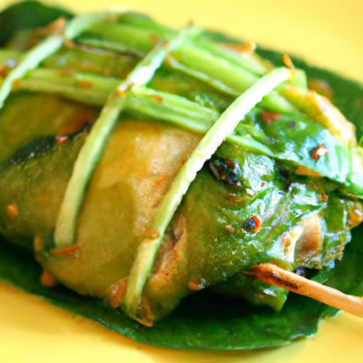 Savoring Pandan-wrapped Chicken: A thai Culinary Gem Unveiled